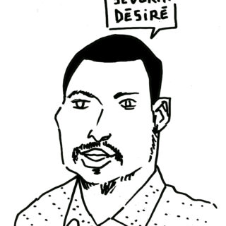 Portrait dessiné de Séverin Désiré